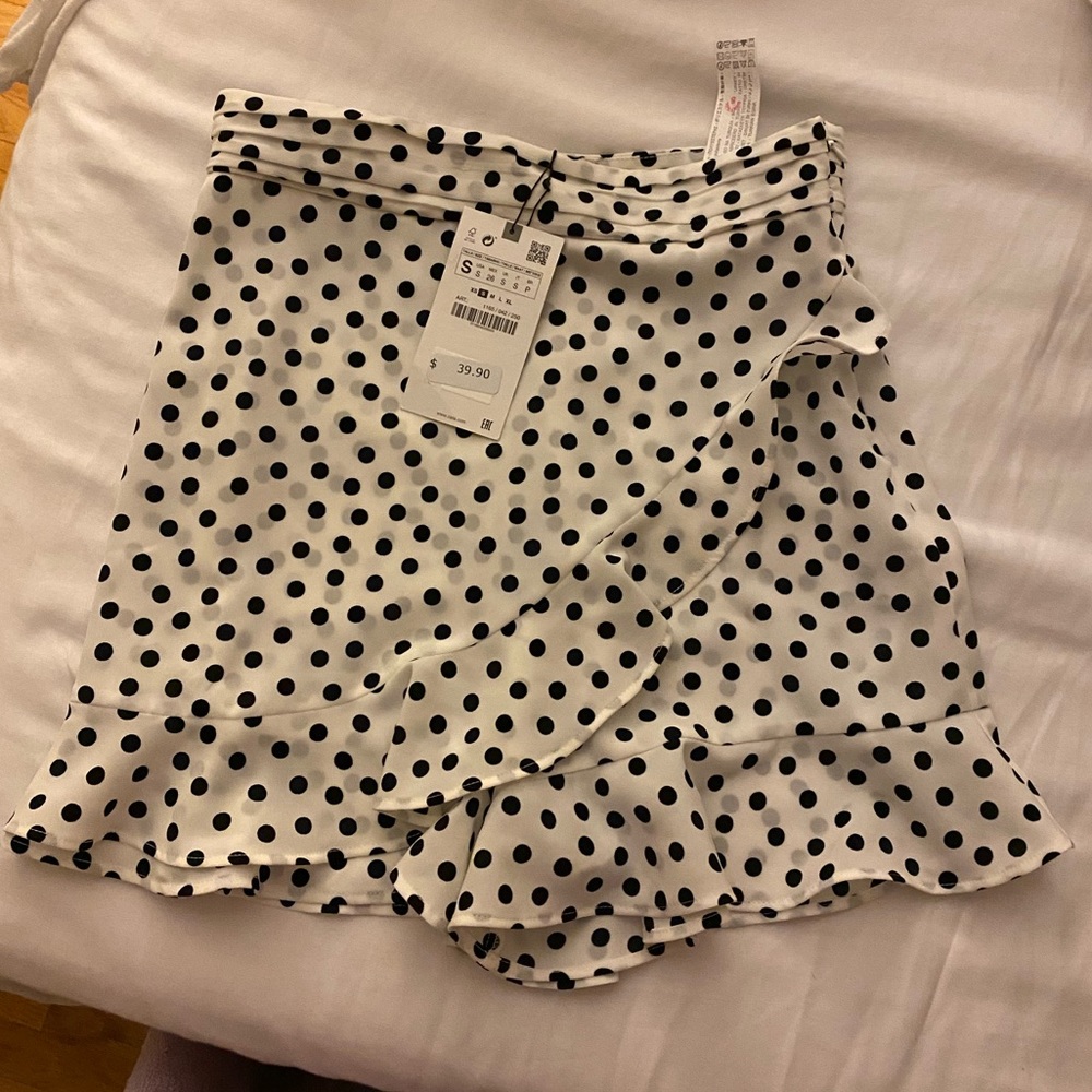 Zara Polka Dot Skort